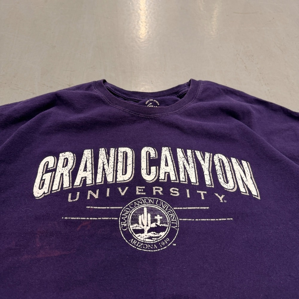 Grand Canyon University GCU Antelopes Purple T Shirt Mens 2XL Gear For Sports - Picture 6 of 11